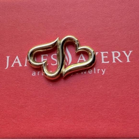 James Avery 14k Gold Retired Heart to Heart pendant! - Picture 2 of 3